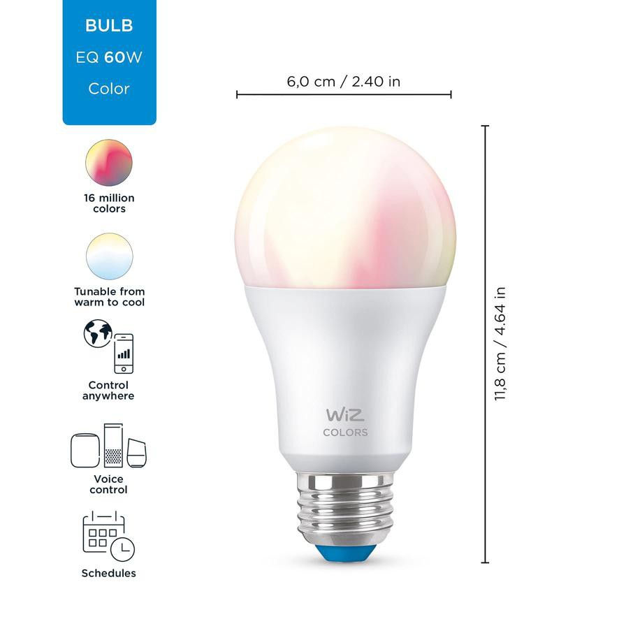 WiZ Colors Wi-Fi E 27 LED Light Bundle (3 Pc.)