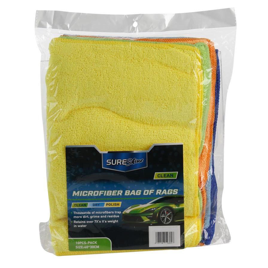 Smart Car Microfiber Cloth Pack (10 Pc.)