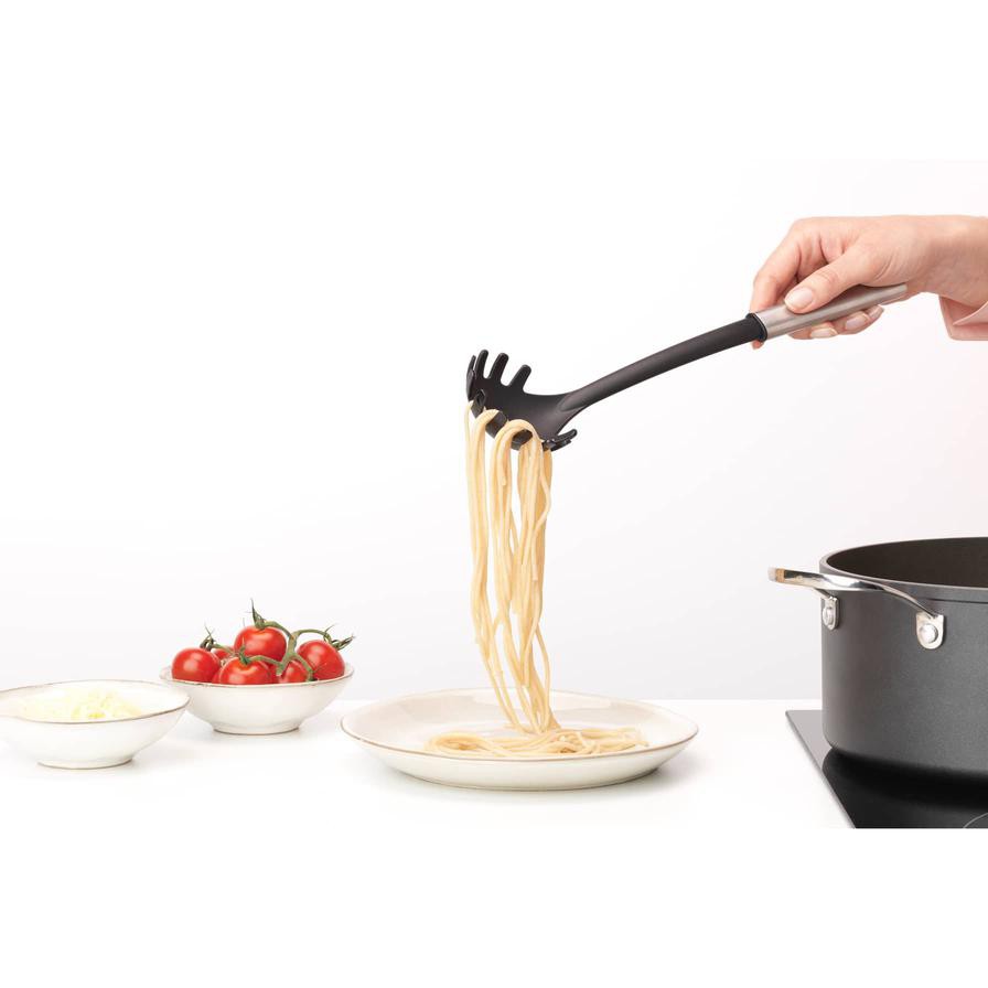 Brabantia Profile Non-Stick Spaghetti Spoon (33.5 x 4.5 x 7 cm)