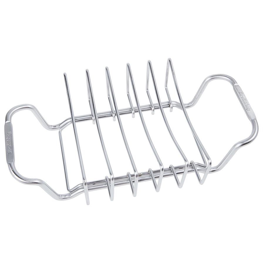 Broil King Rib and Roast Rack (39 x 22 x 10 cm, Silver)