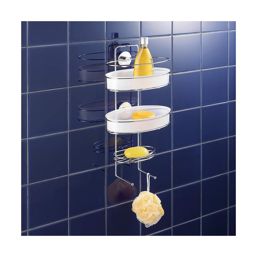 Wenko Milazzo 3-Tier Shower Rack (26.2 x 16 x 48.5 cm)