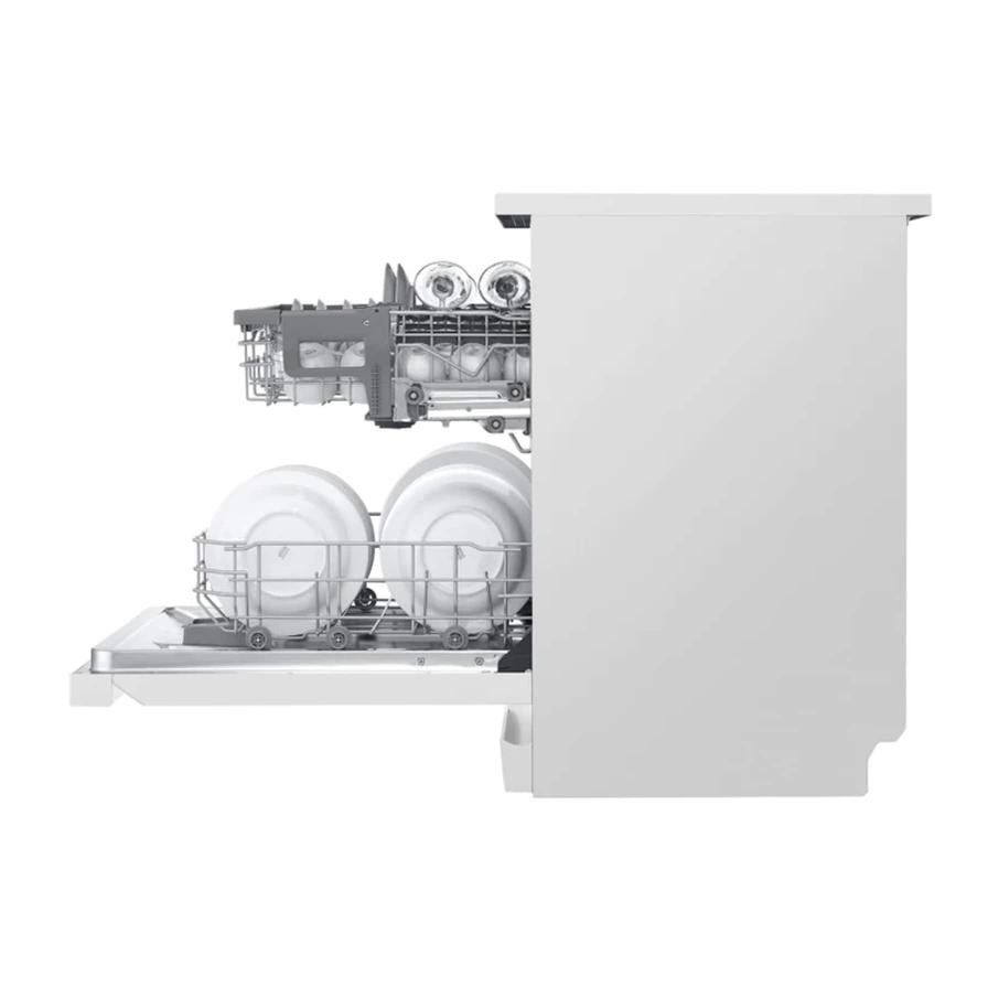 LG QuadWash Freestanding Dishwasher, DFB512FW (14 Place Settings)