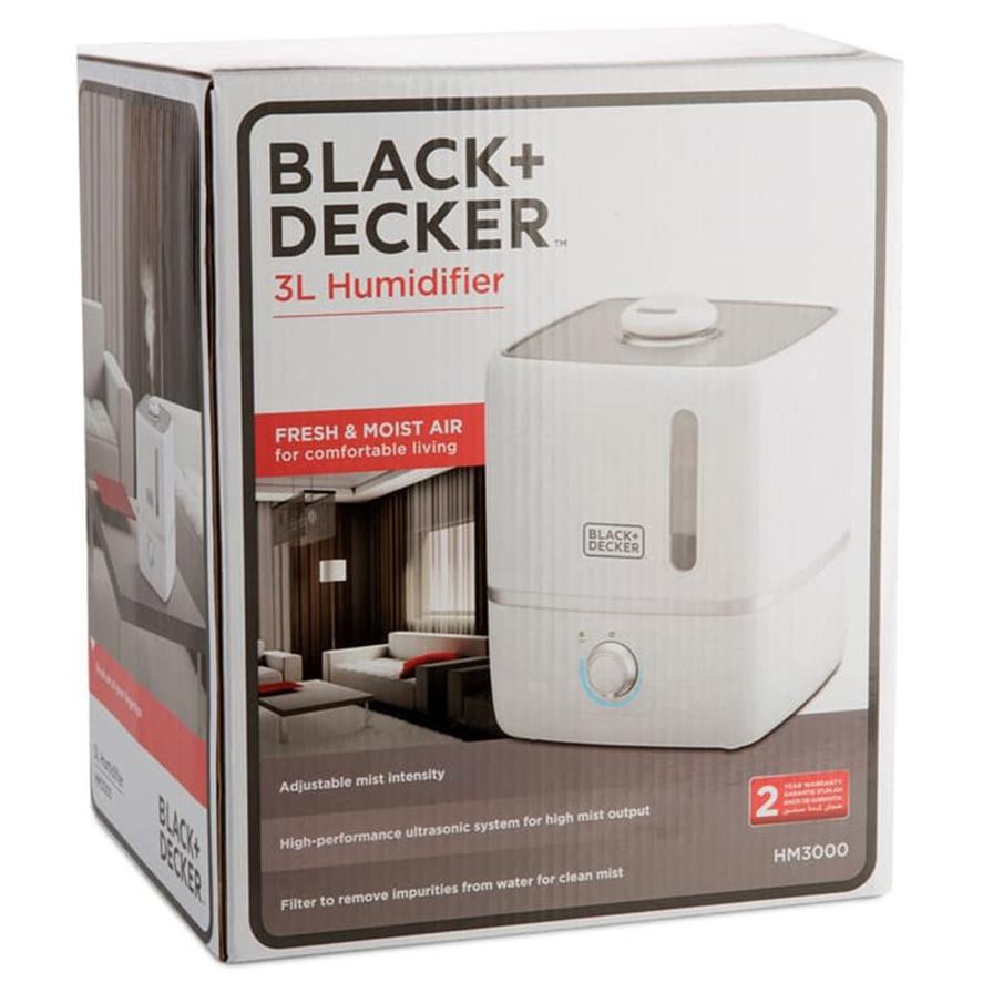 Black+Decker Air Humidifier (3 L, White)