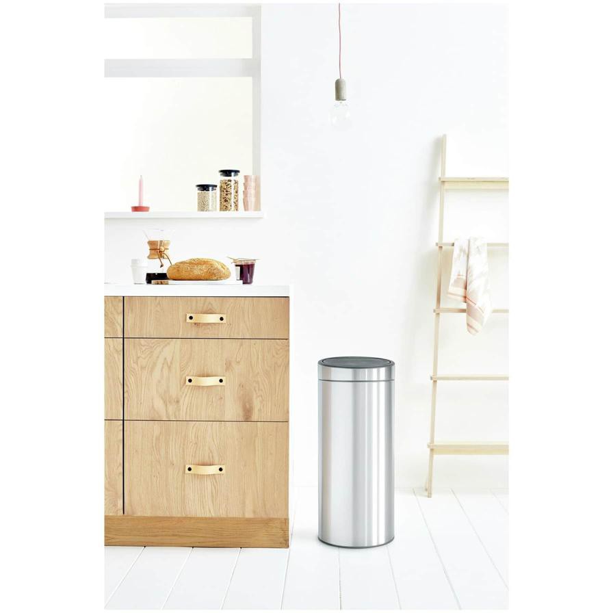 Brabantia Steel Soft Touch Waste Bin (30 L)