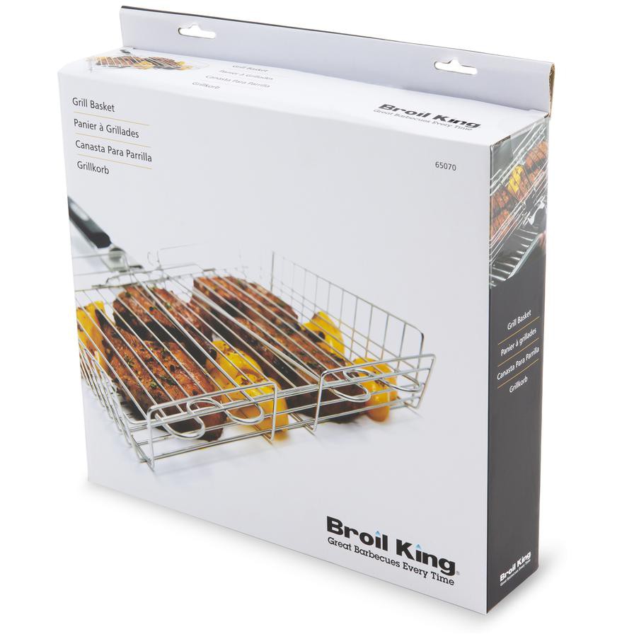 Broil King Stainless Steel Grill Basket (6 x 30 x 57.5 cm, Silver)