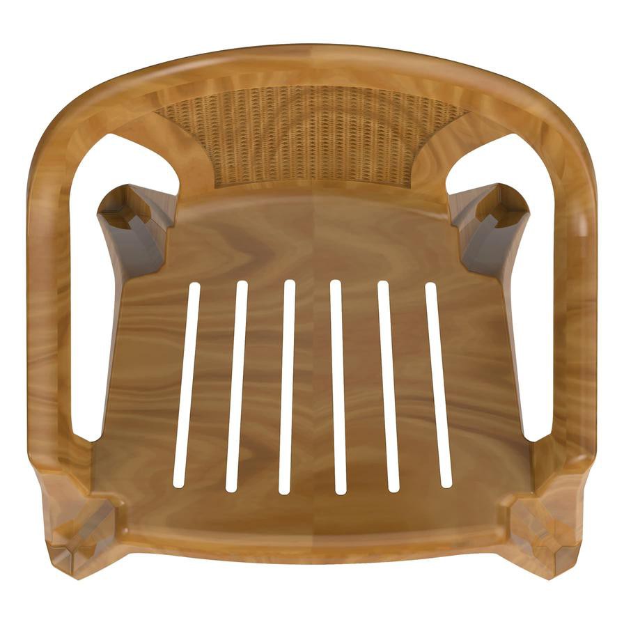 Cosmoplast Plastic Bamboo Armchair (63 x 58 x 81 cm)