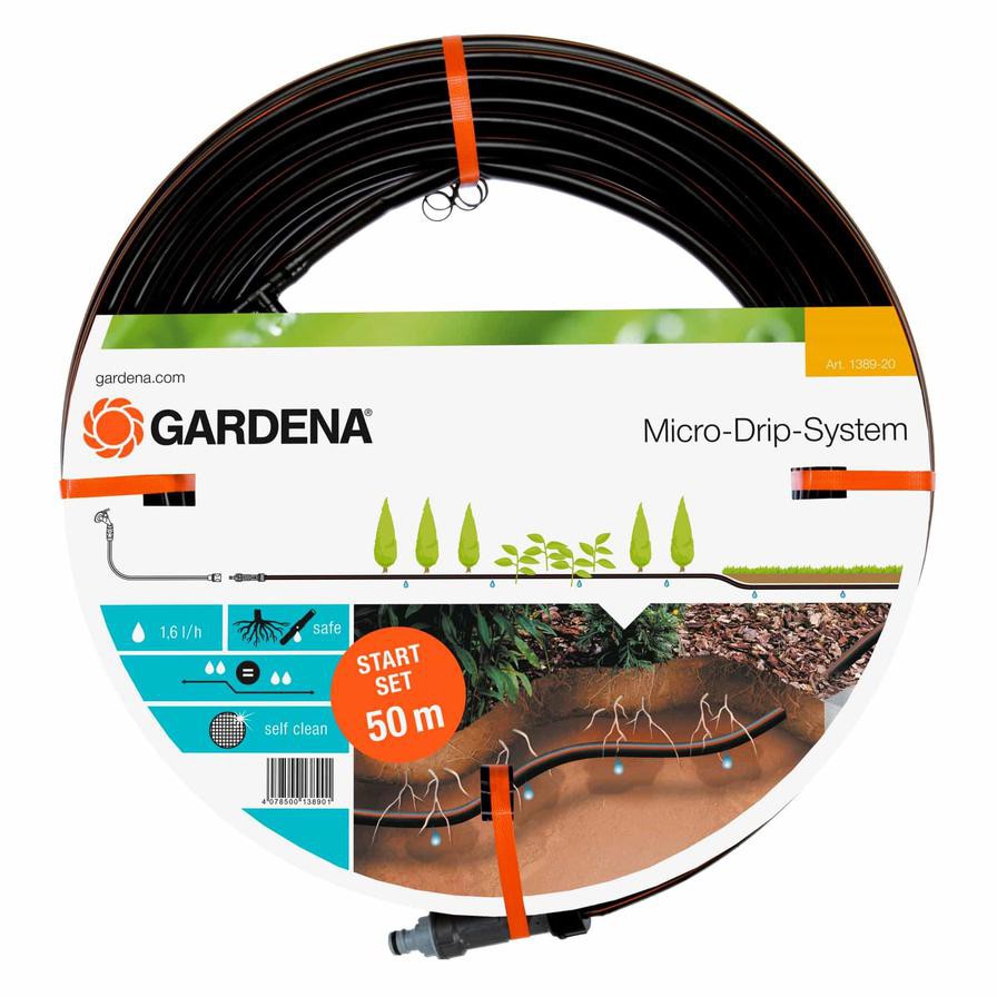 Gardena Micro Drip System Start-Set Below & Above Ground Drip Irrigation Line (5000 cm)