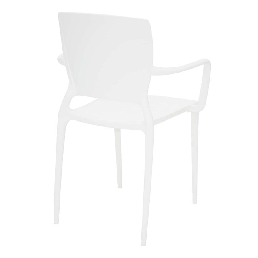 Tramontina Sofia Summa Polypropylene & Fiberglass Closed Backrest Armchair (59 x 84.5 x 50.5 cm)