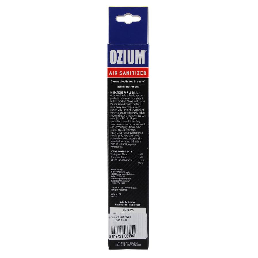 Ozium Air Sanitizer (103.5 ml, Carbon Black)