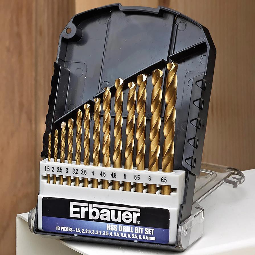 Erbauer Metal Drill Bit Set (13 Pc.)