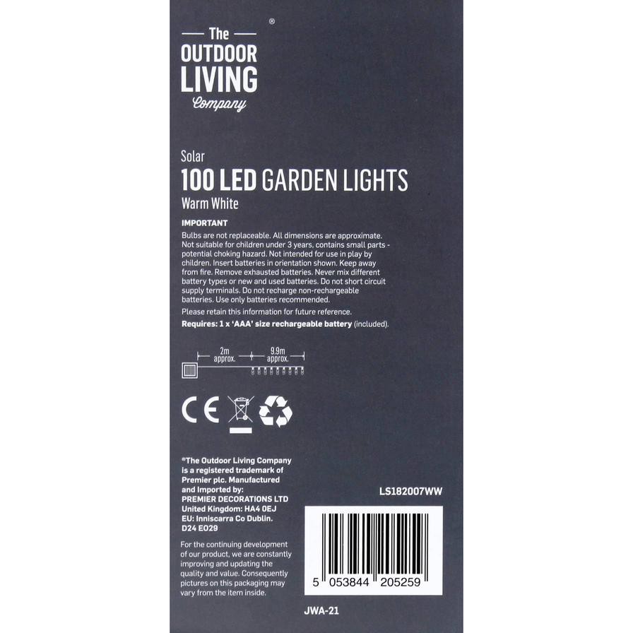 LED Solar Lights (Warm White)