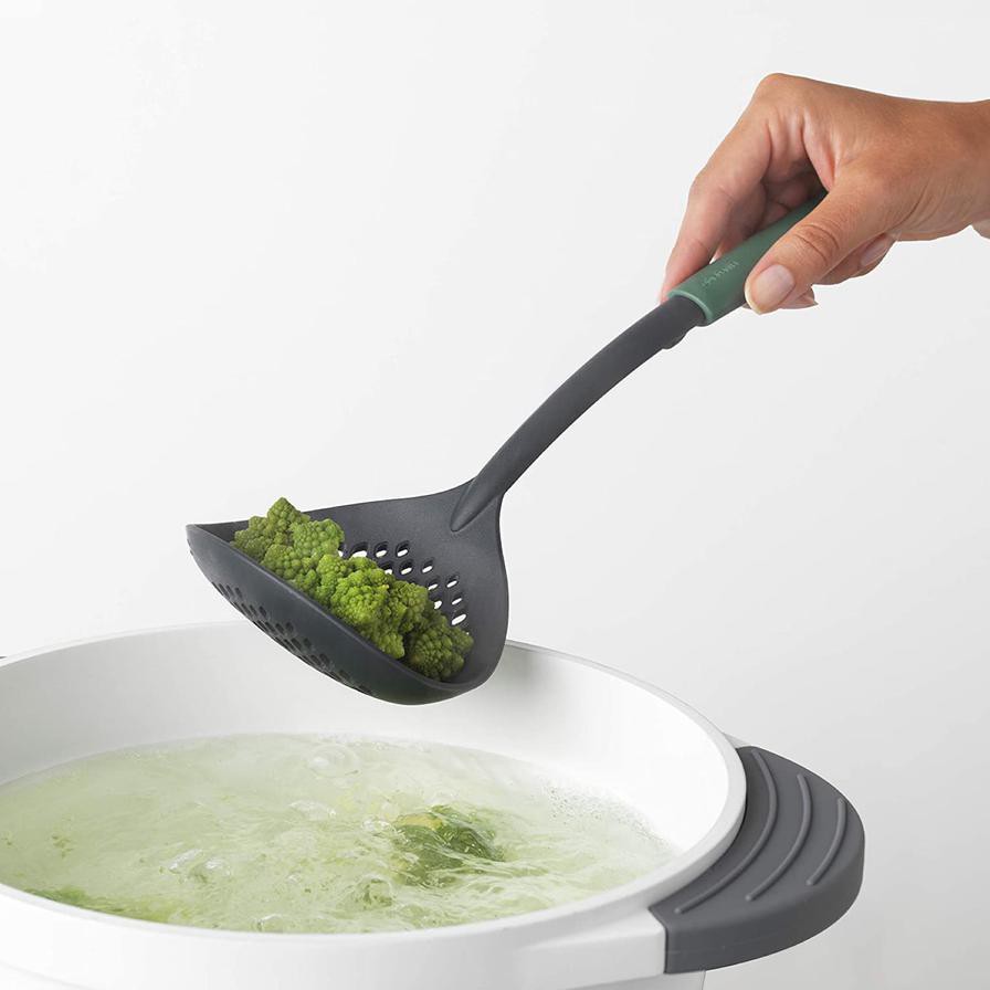 Brabantia Tasty+ Nylon Skimmer Plus Ladle (6.4 x 11 x 31.6 cm)