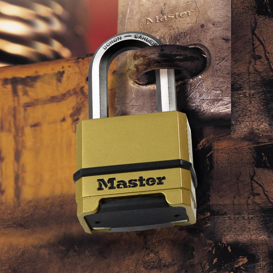 Master Lock Zinc Heavy Duty Padlock (9.7 x 5.6 x 3.1 cm)