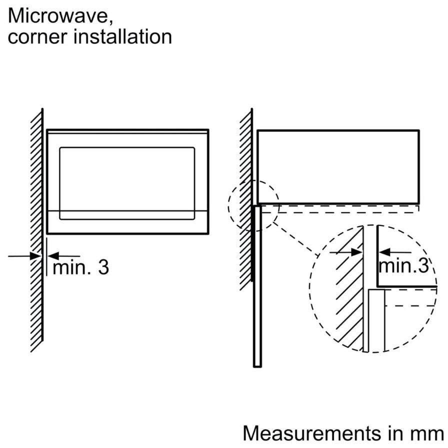 Siemens iQ500 Built-In Microwave Oven, BE555LMS0M (25 L, 900 W)