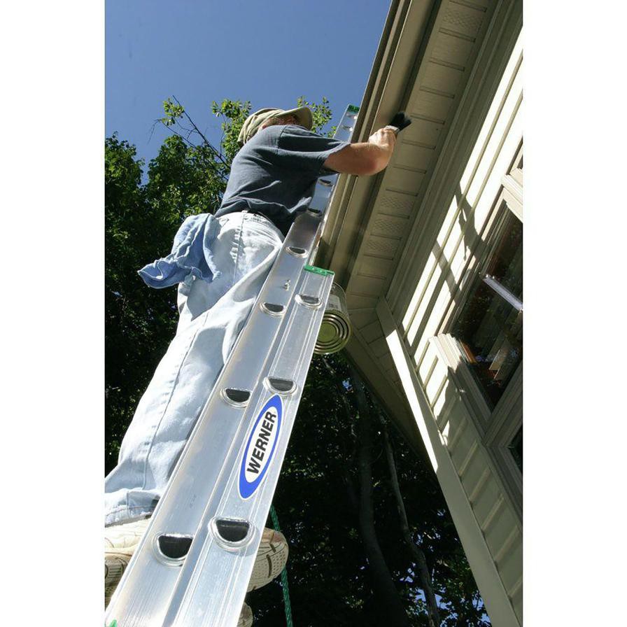 Werner D-Rung 11-Tier Extension Ladder (304 x 12.7 x 40.6 cm)