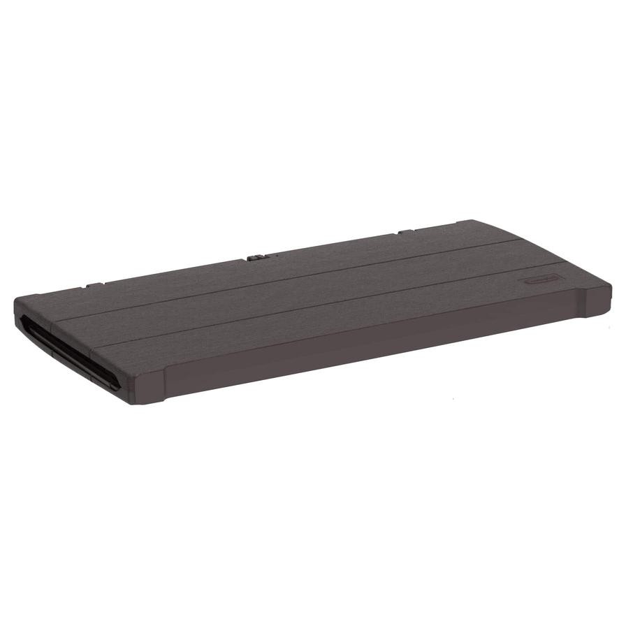 Cosmoplast Cedargrain Plastic Deck Storage Box (270 L, 116.5 x 45 x 56 cm)