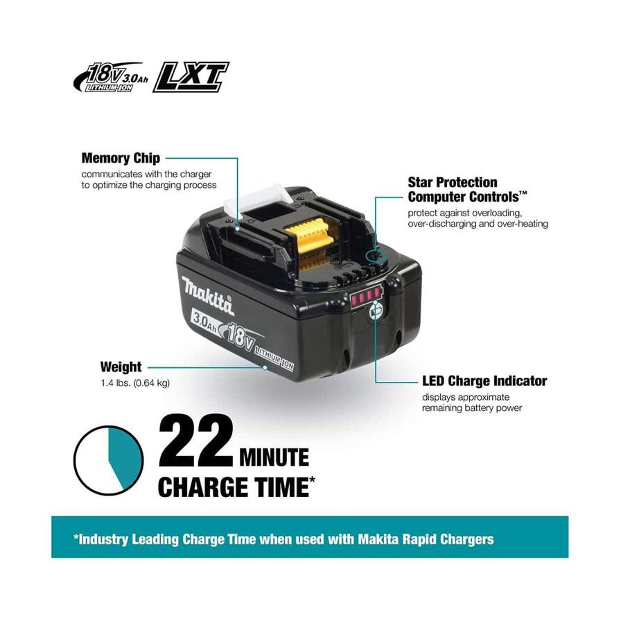 Makita Spare Lithium-Ion Battery (18 V)