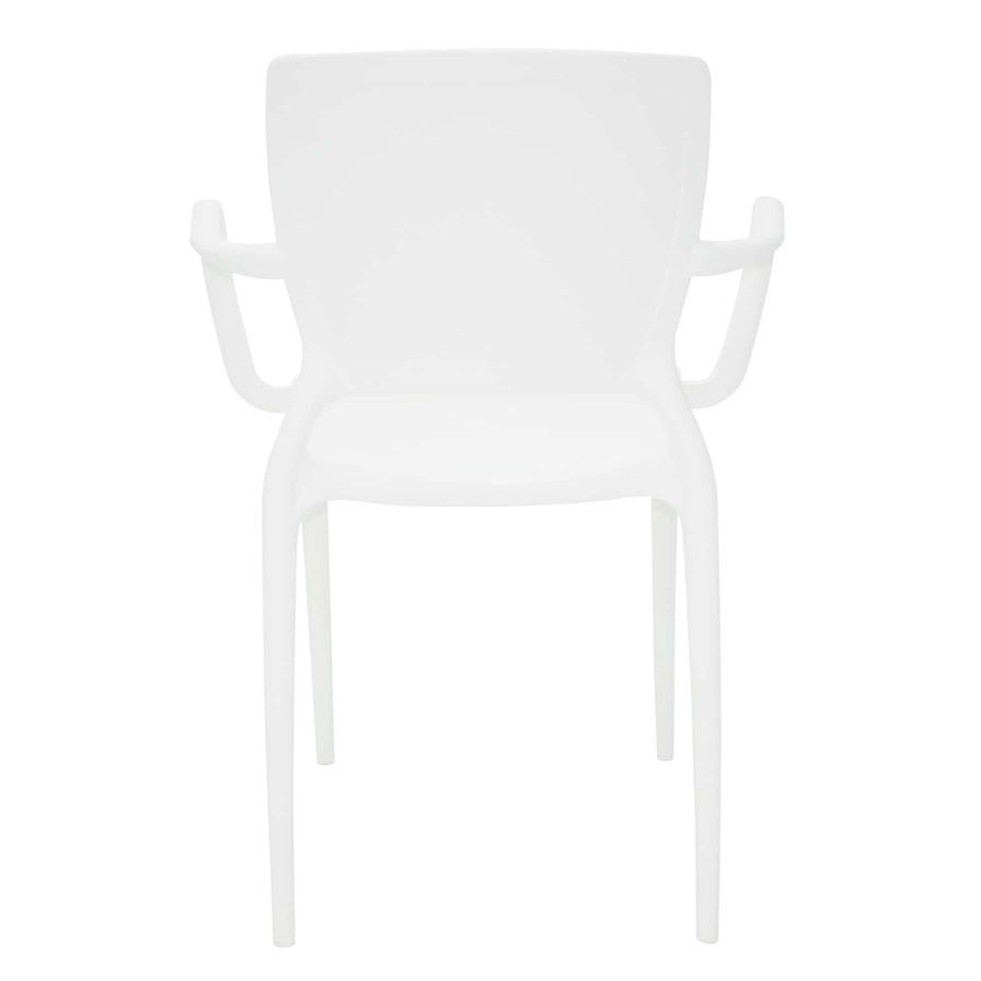 Tramontina Sofia Summa Polypropylene & Fiberglass Closed Backrest Armchair (59 x 84.5 x 50.5 cm)