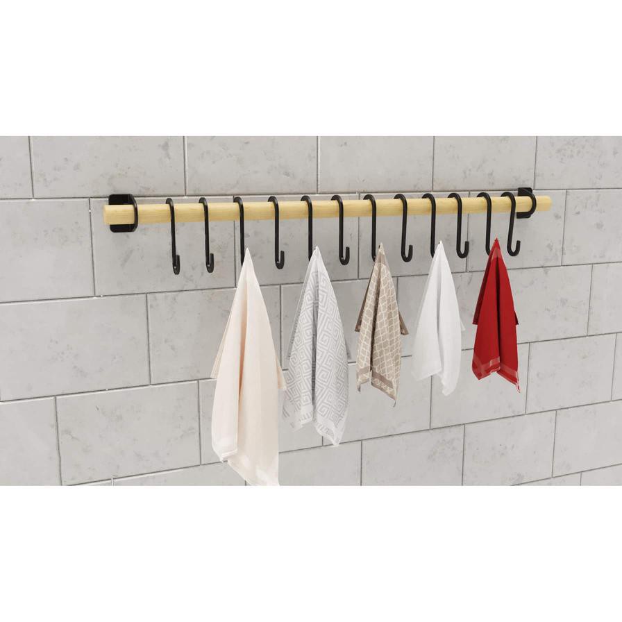 Seowood Bamboo Multi Purpose Hanger (29 x 39 x 1.5 cm)