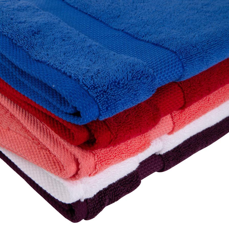 Truebell Classic Face Towel (33 x 33 cm, Dark Red)