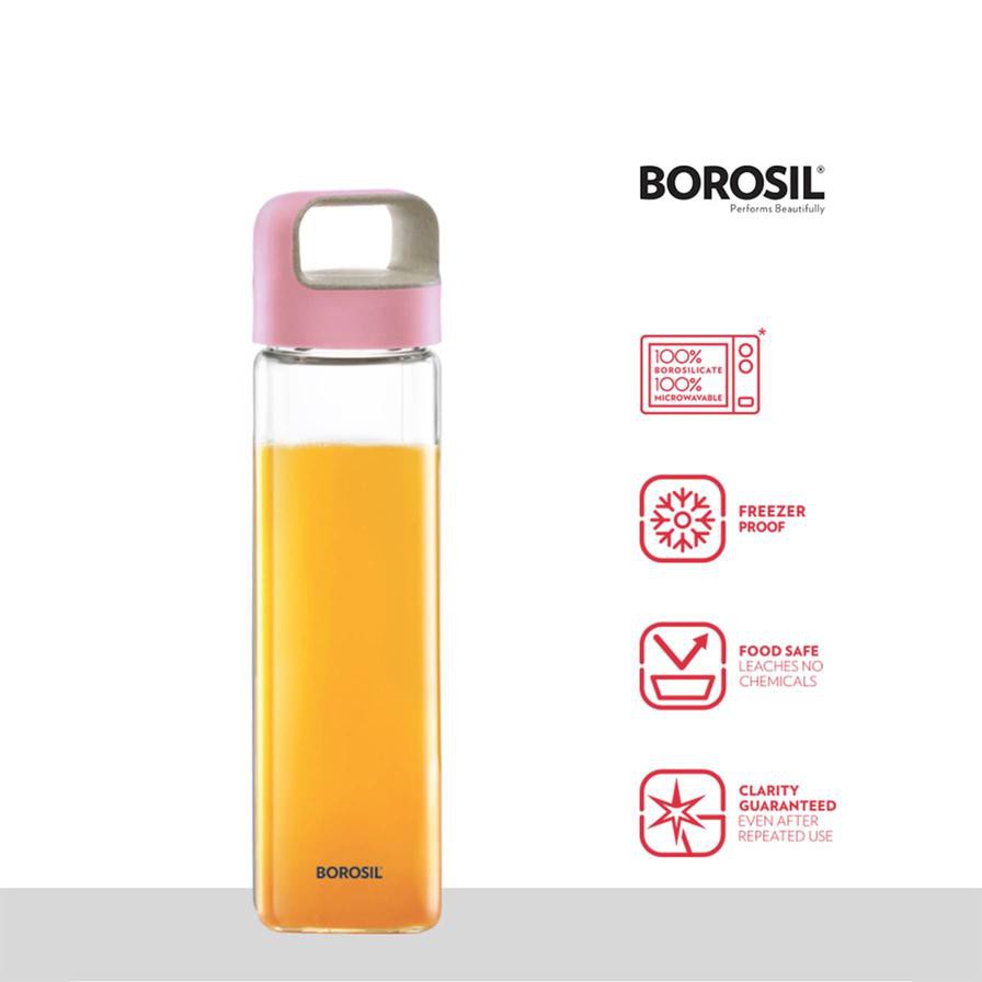 Borosil Neo Borosilicate Glass Bottle (500 ml)