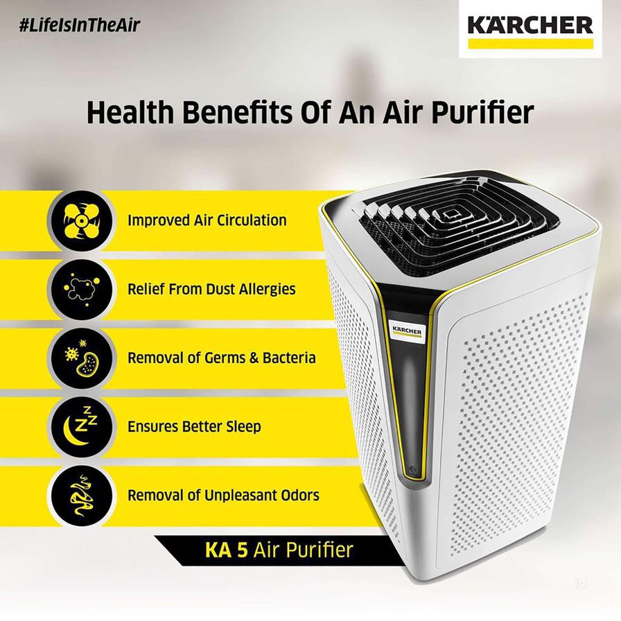 Karcher Air Purifier, KA5 (56 W)