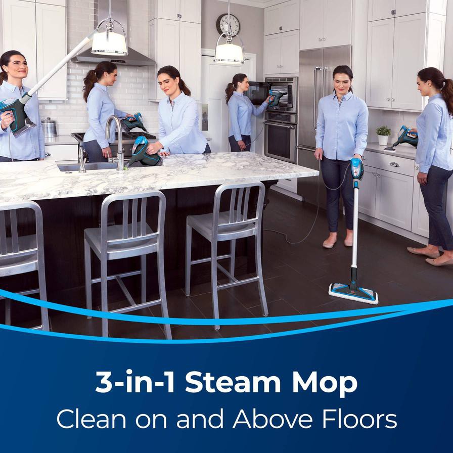 Bissell Steam Mop PowerFresh Slim Steam 3-in-1, 2233E (300 ml)