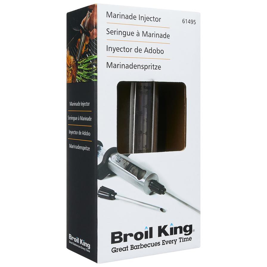 Broil King Marinade Injector (35 x 8 x 4 cm, Black & Silver)