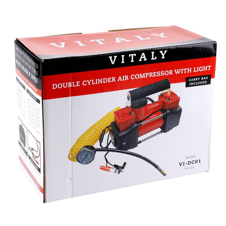 Vitaly Double Cylinder Light Air Compressor