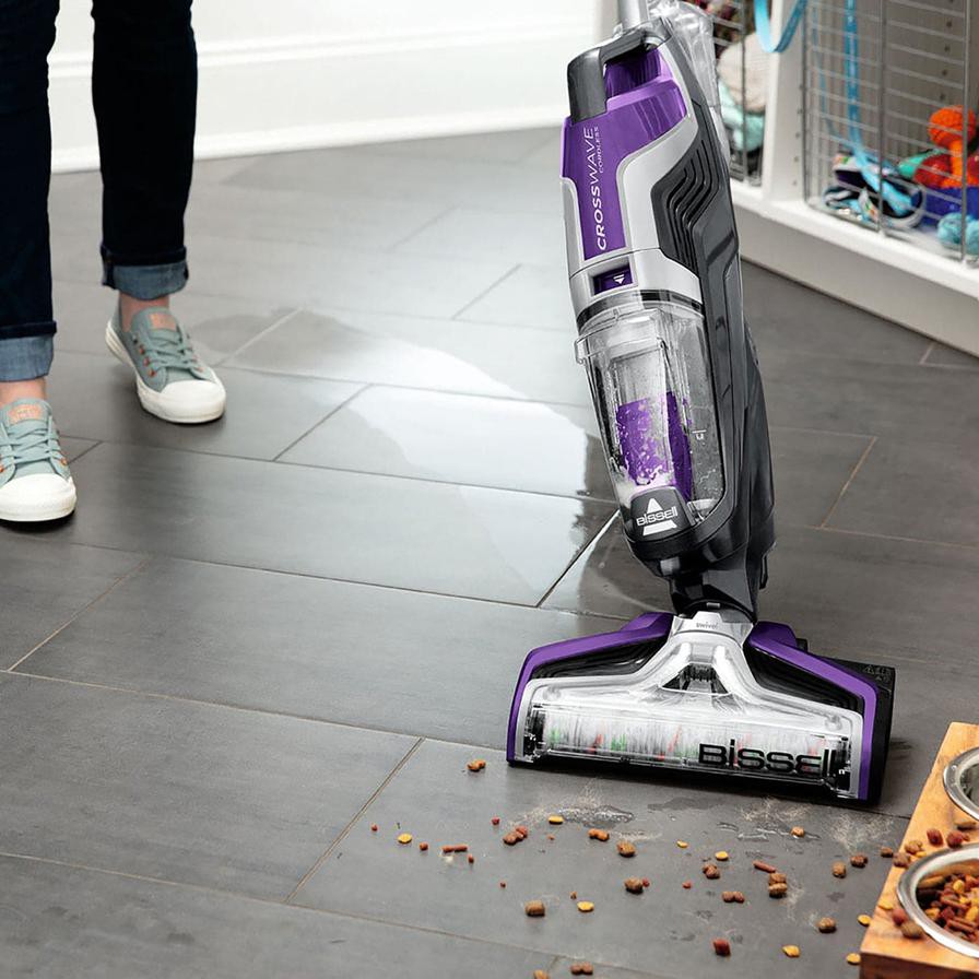 Bissell Multi-Surface Crosswave Pet Pro Cordless Wet & Dry Vacuum Cleaner, 2588E (0.62 L, 250 W)