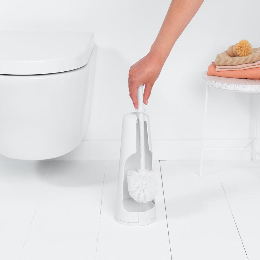 Brabantia Toilet Brush & Holder (12 x 12 x 42 cm)