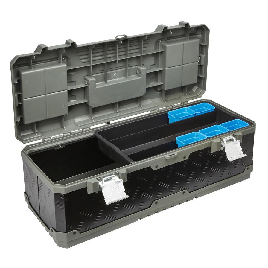 Mac Allister Metal & Plastic Tool Box (66 x 28 x 22 cm)