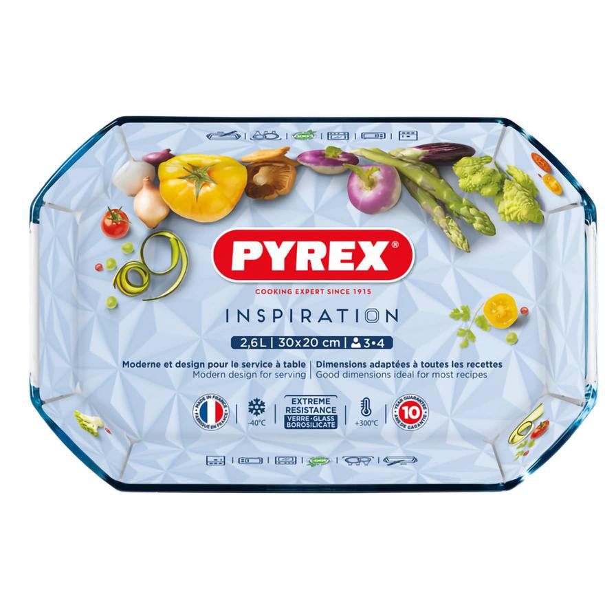 Pyrex Inspiration Glass Dish (30 x 20 x 7 cm)