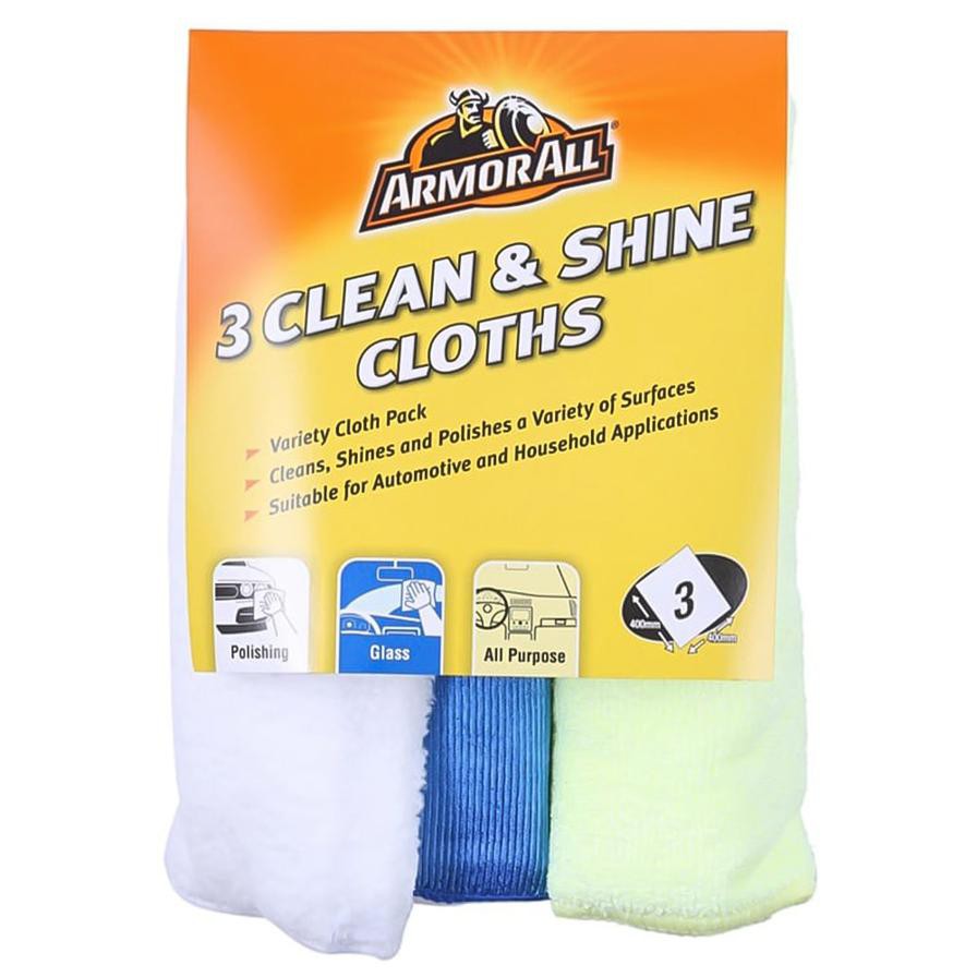 Armor All Clean and Shine Cloth (Pack of 3)