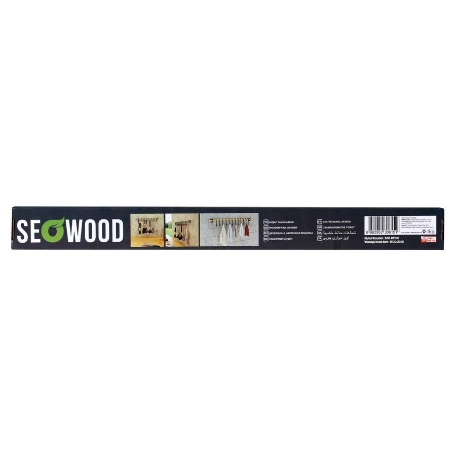 Seowood Bamboo Multi Purpose Hanger (29 x 39 x 1.5 cm)