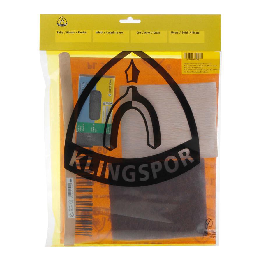 Klingspor General Purpose Cleaning & Finishing Kit