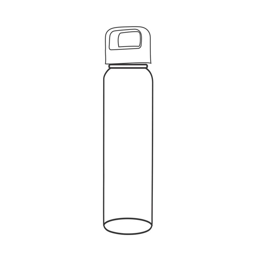 Borosil Neo Borosilicate Glass Bottle (500 ml)