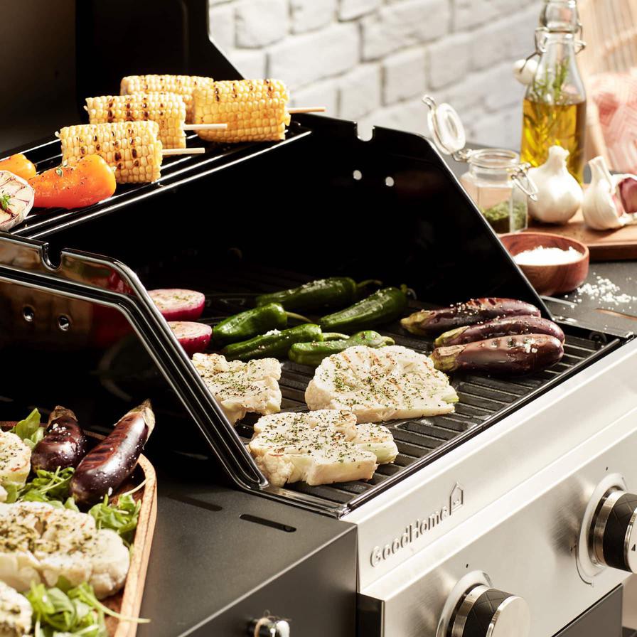 GoodHome Owsley 2-Burner Gas BBQ