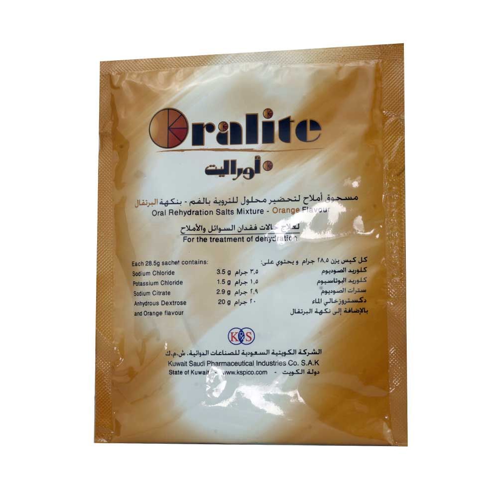 Oralite Oral Rehydration Salts Mixture Sachet 10&#039;s