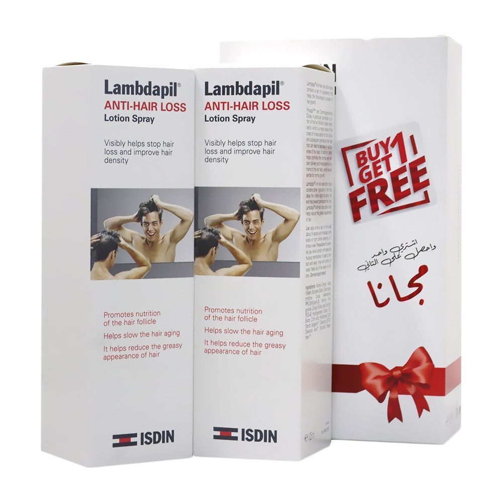 Isdin Lambdapil Anti-Hair Loss Spray 1+1 Promo Pack