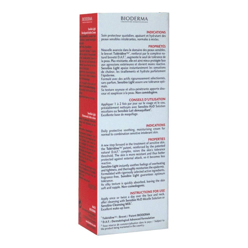 Bioderma Sensibio Light Cream 40 mL