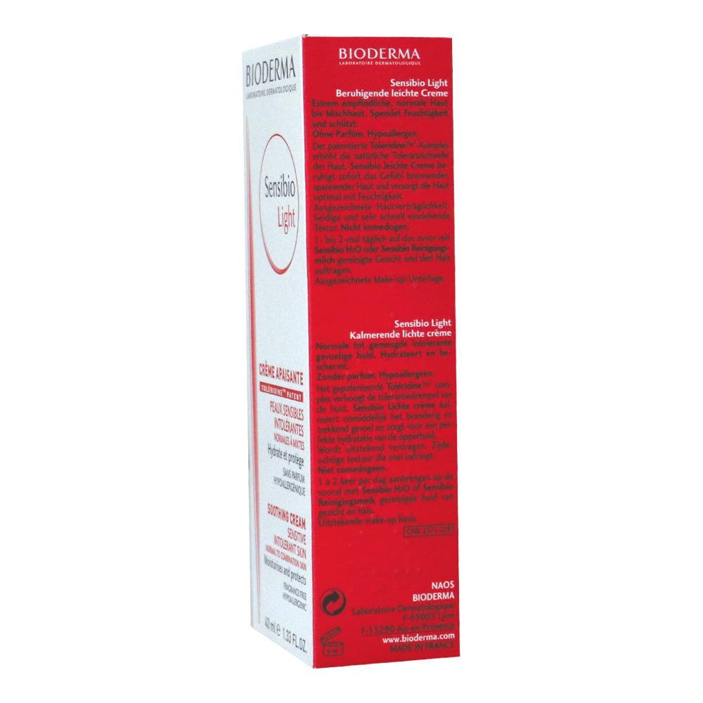 Bioderma Sensibio Light Cream 40 mL