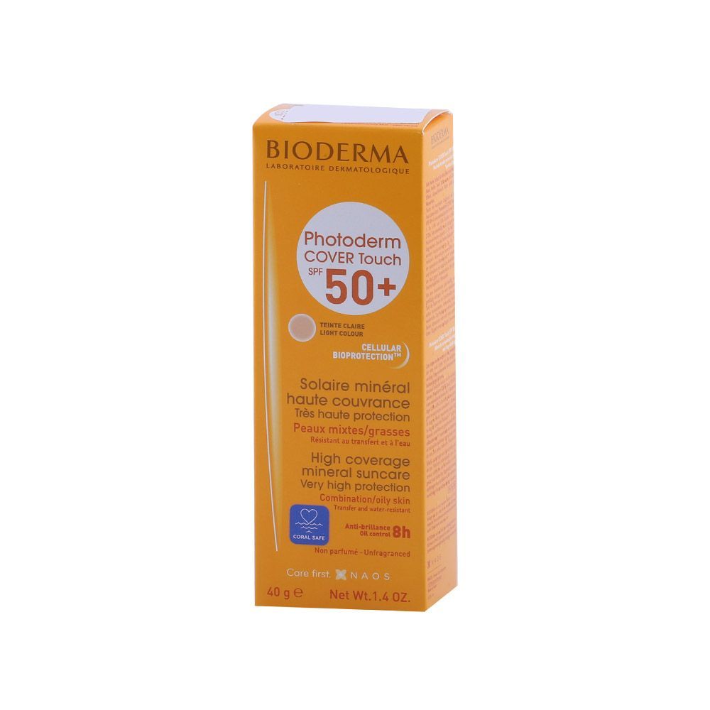 Bioderma Photoderm Cover Touch SPF50 + Light 40 مل