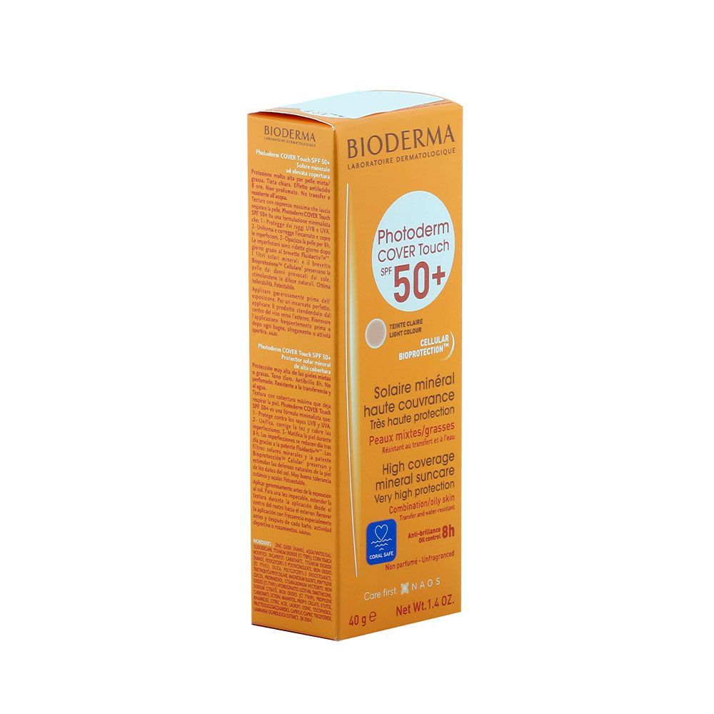 Bioderma Photoderm Cover Touch SPF50 + Light 40 مل