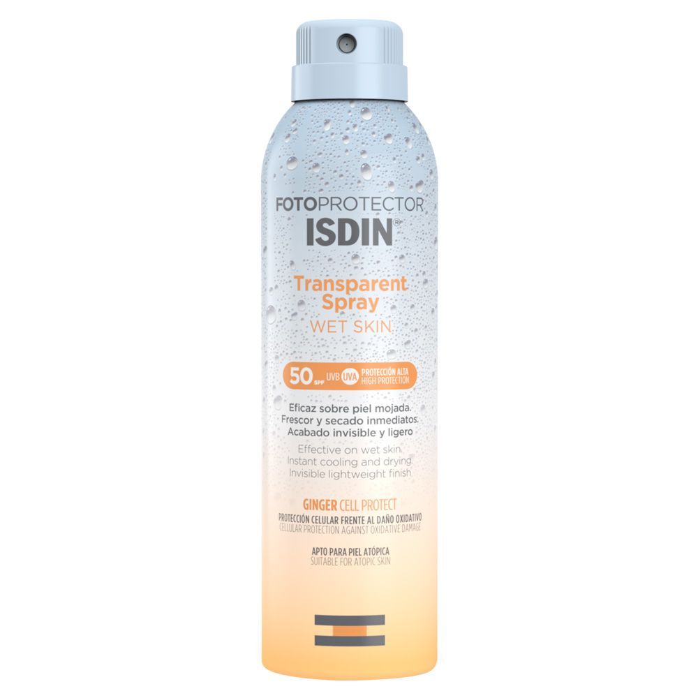 Isdin Fotoprotector Wet Skin Transparent Spray SPF50 + 250 مل