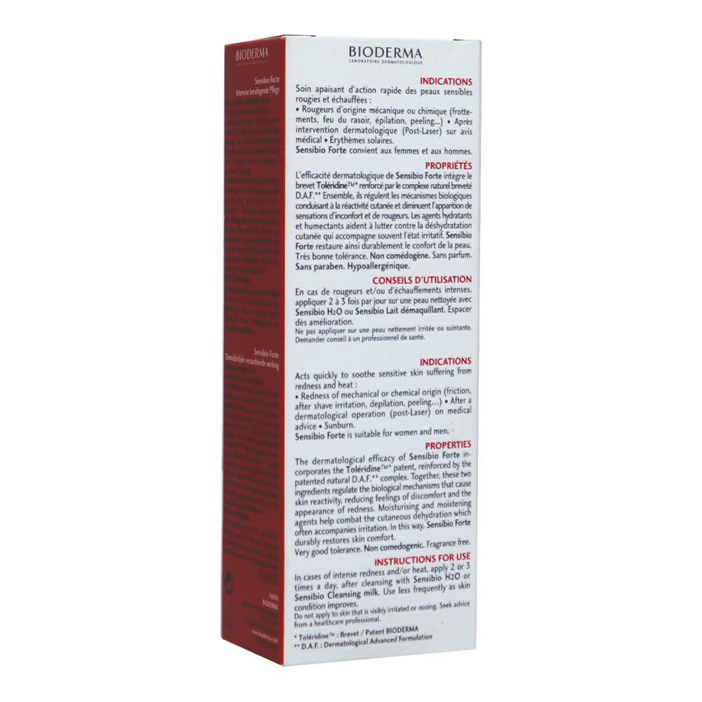 Bioderma Sensibio Forte Cream 40 mL