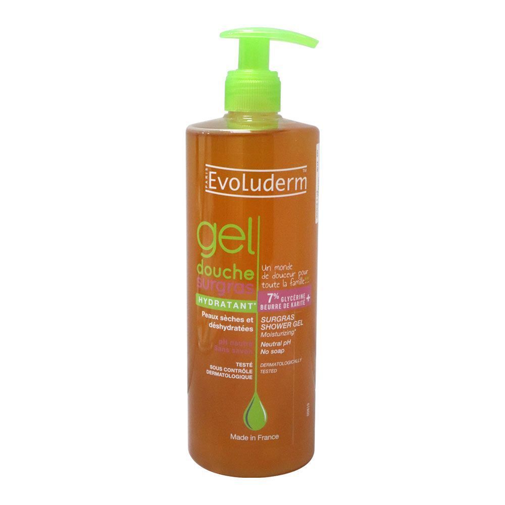 Evoluderm Moistururizing Sugras Shower Gel 500 mL 14239