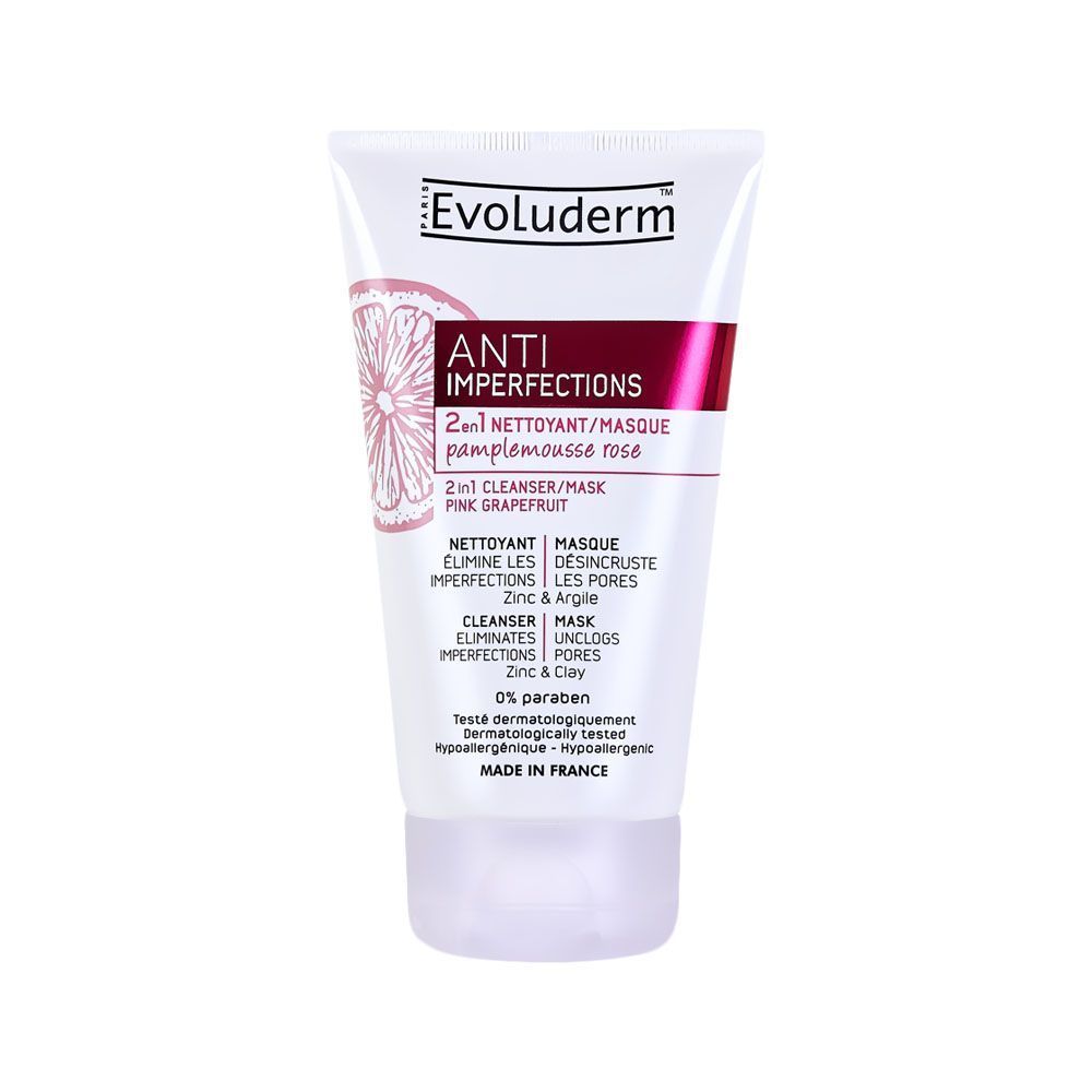 Evoluderm Anti Imperfection 2 In 1 Cleanser Mask 150 mL 17323