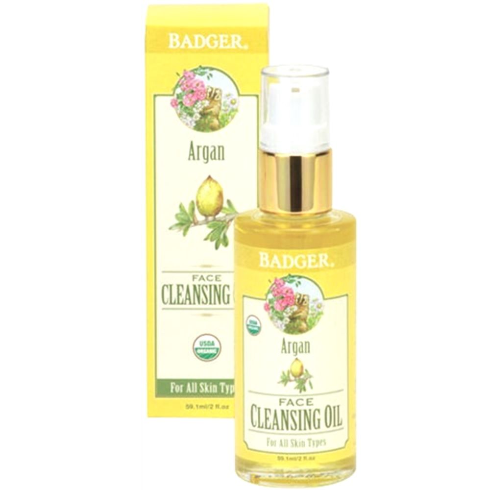 Badger Argan Face Cleansing Oil 59.1 mL, 2 fl.oz