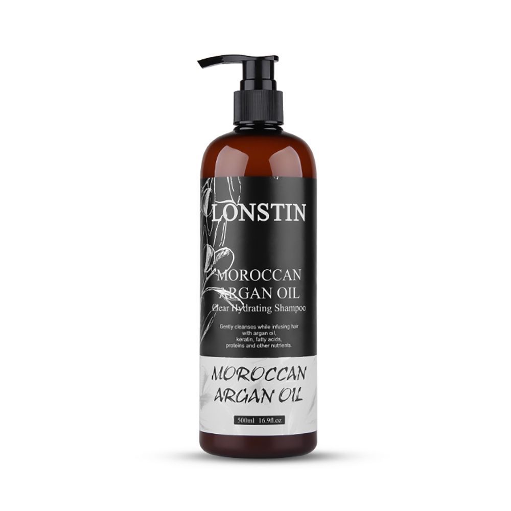 Lonstin Moroccan Argan Oil Clear Hydrating Shampoo 500 mL